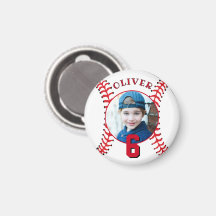 Baseball Ball Kids Birthday Photo