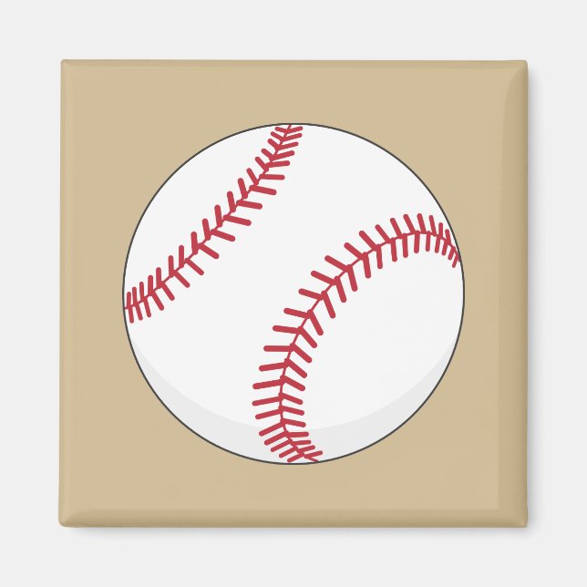 Baseball Ball Magnet (Front)