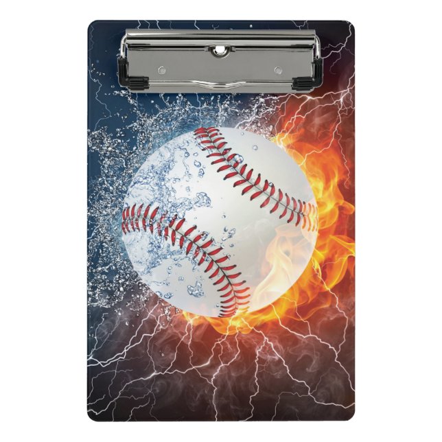 Baseball ball mini clipboard (Front)
