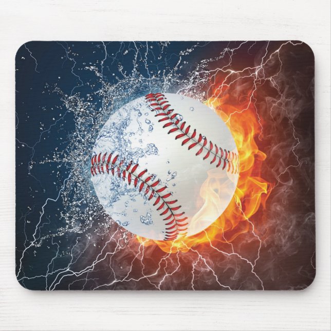 Baseball ball mouse mat (Front)