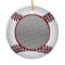 baseball ball photo ornament