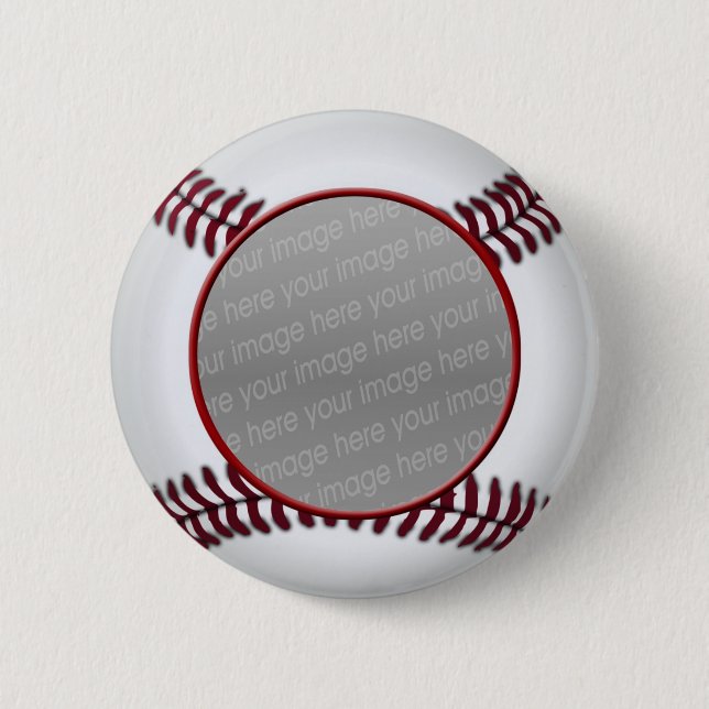 baseball ball photo pin (Front)