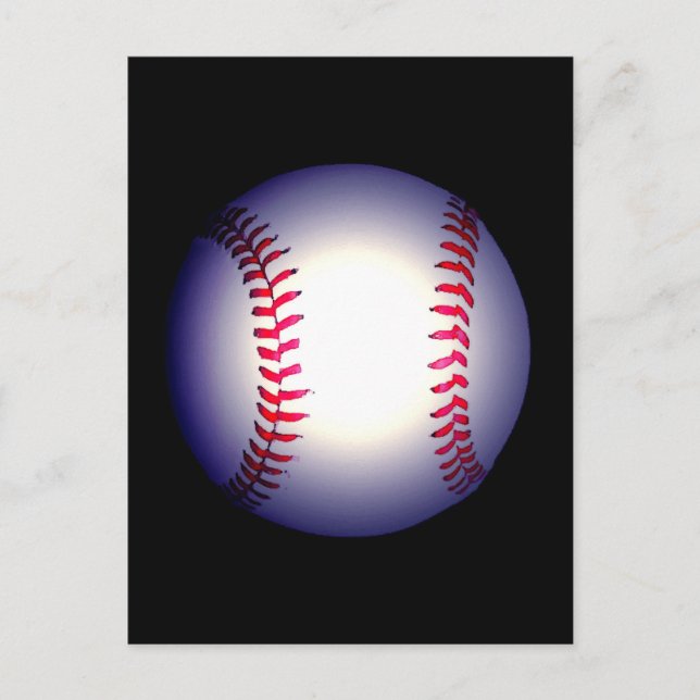 Baseball Ball Postcard (Front)