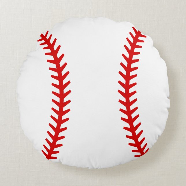 Baseball Ball Round Cushion (Front)
