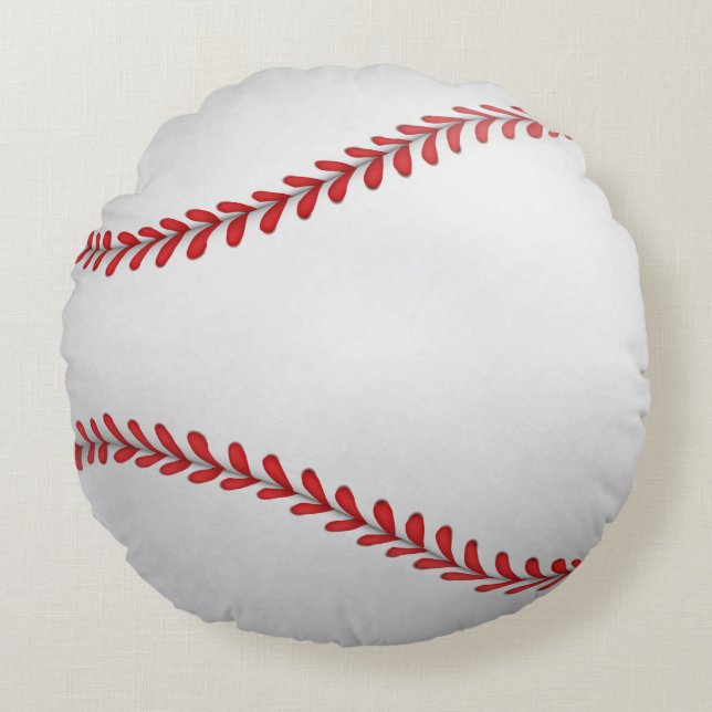 Baseball Ball Round Cushion (Front)