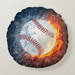 Baseball ball round cushion