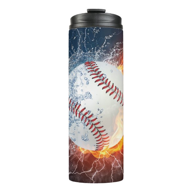 Baseball ball thermal tumbler (Front)