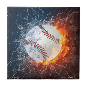 Baseball ball tile