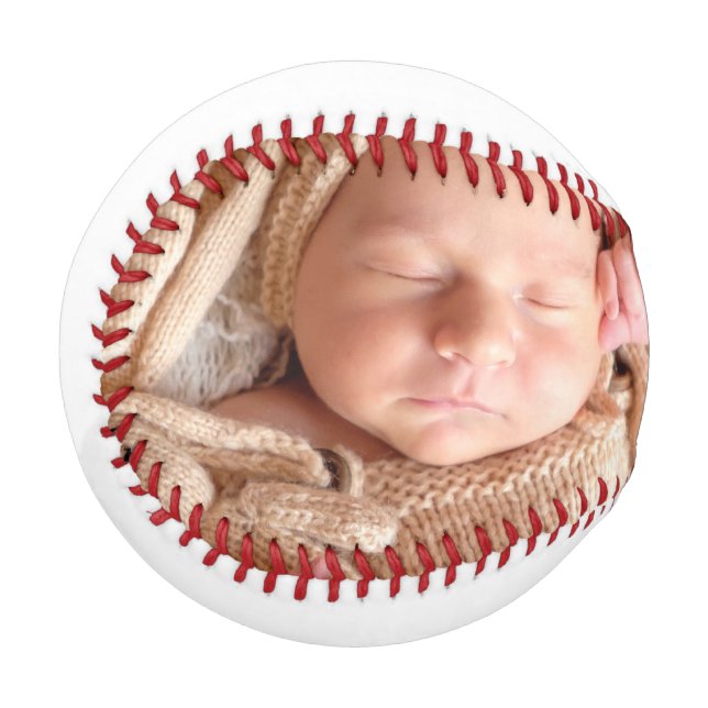 Baseball Ball with Custom Photo (Front Left)