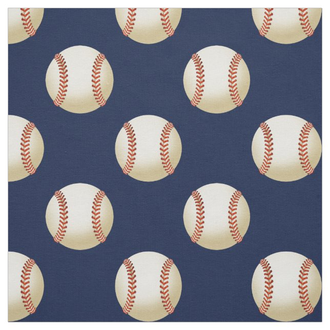 baseball balls fabric (Swatch)