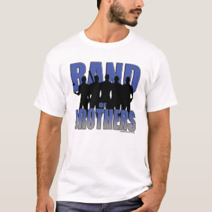 Baseball Band of Brothers (Blue/Silver) T-Shirt