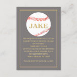 Baseball Bar Mitzvah Invitation, Bar Mitzvah Invitation<br><div class="desc">Baseball Bar Mitzvah Invitation,  A unique customisable Sports Bar Mitzvah invitation that has a modern and classic look.</div>