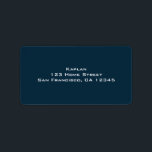 Baseball Bar Mitzvah Return Address Label<br><div class="desc">.</div>