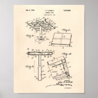 Baseball Base 1953 Patent Art Old Peper