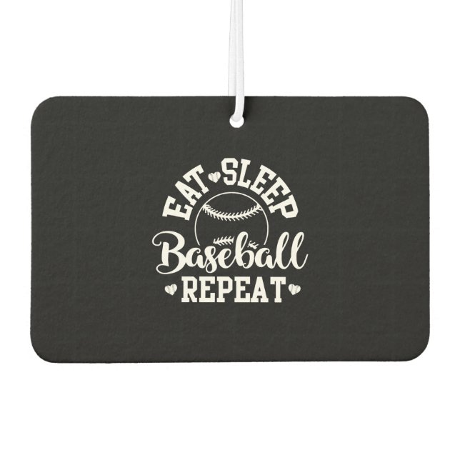 Baseball Baseball Bat Baseball Player Baseball Car Air Freshener (Front)