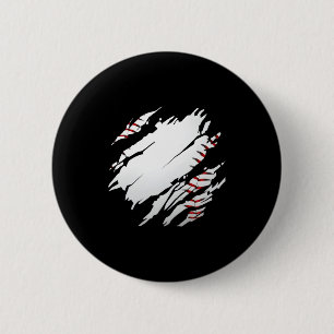 Baseball Baseball Design 6 Cm Round Badge