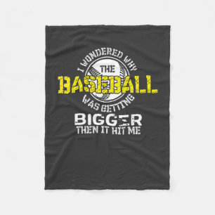 Baseball - Baseball Getting Bigger Fleece Blanket
