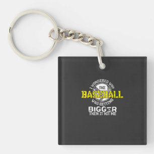 Baseball - Baseball Getting Bigger Key Ring