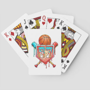 Baseball Basketball Jersey Number 67 Drip Sports Playing Cards