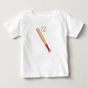 Baseball Bat with Ball Baby T-Shirt