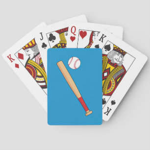 Baseball Bat with Ball Playing Cards