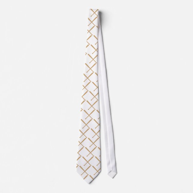 baseball bats crossed tie (Front)