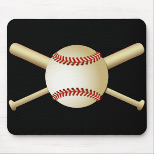 BASEBALL & BATS MOUSE MAT