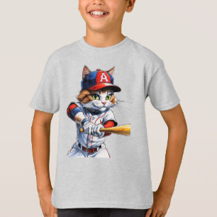 Baseball batter in the all cat league! T-Shirt