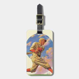 Baseball Batter Luggage Tag
