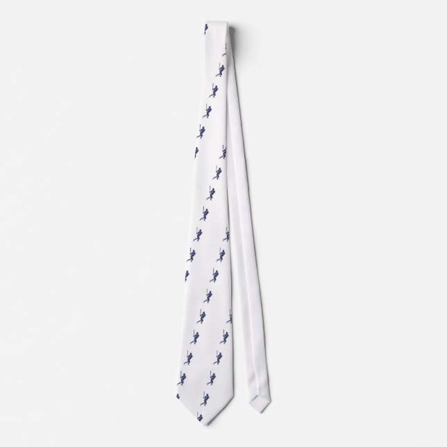 Baseball batter Sports tie (Front)