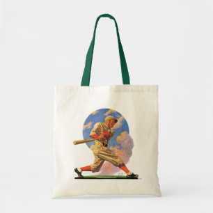 Baseball Batter Tote Bag