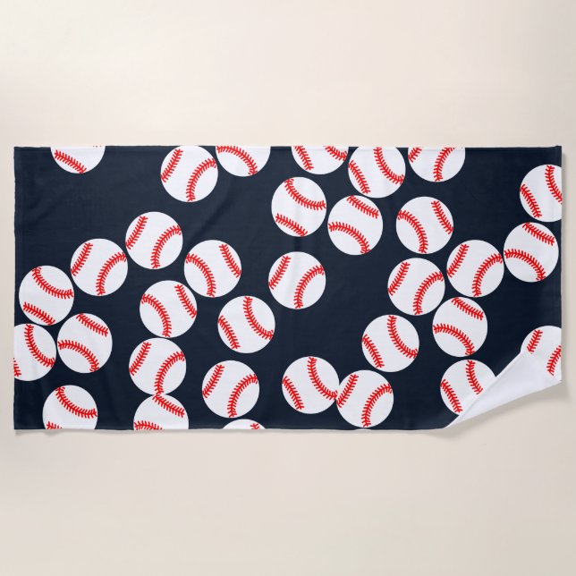 Baseball Beach Towel (Front)