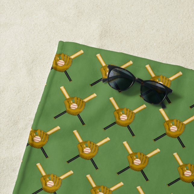 Baseball Beach Towel (In Situ)