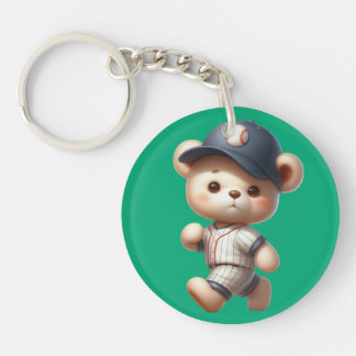 Baseball Bears 1 Key Ring