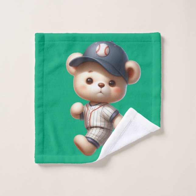 Baseball Bears 1 Wash Cloth (Wash Cloth)