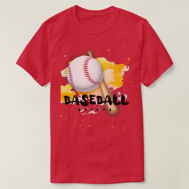 baseball beautiful t Stickers Mugs Scarves Clocks  T-Shirt (Design Front)