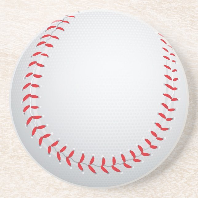 Baseball Beverage Coaster (Front)