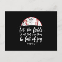 Baseball Bible Verse Cute Christian Psalm 96
