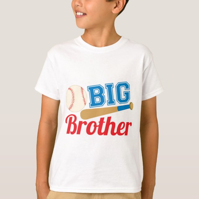 Baseball Big Brother T-Shirt (Front)