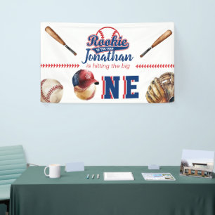 Baseball Birthday    1st Birthday Banner