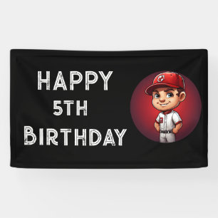 baseball birthday banner 