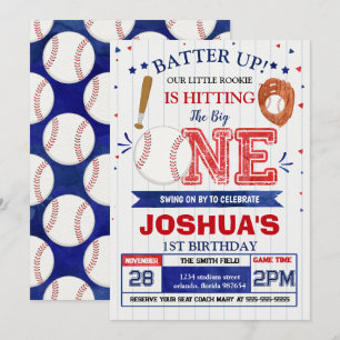 Baseball Birthday Invitation