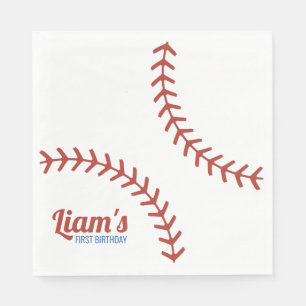Baseball Birthday Napkins