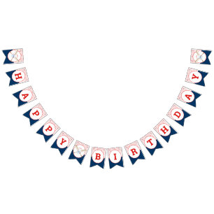 Baseball Birthday Party  Bunting