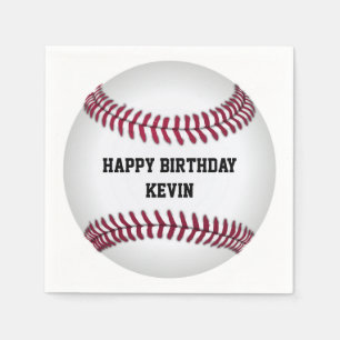 Baseball Birthday Party Paper Napkins