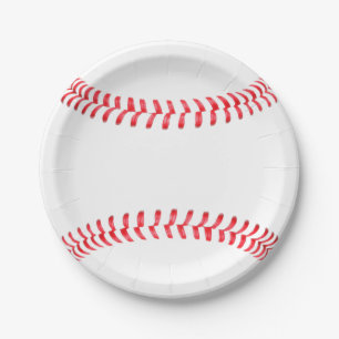 Baseball Birthday Party Paper Plate
