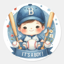 Baseball Bliss Baby Boy Announcement Baby Shower