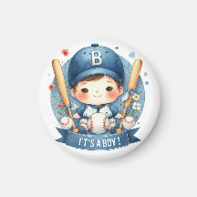 Baseball Bliss Baby Boy Announcement Baby Shower
