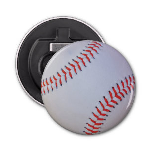 Baseball bottle opener