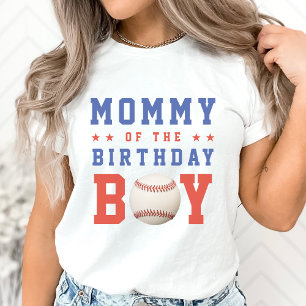 Baseball Boy Mum Birthday Party Parent T-Shirt